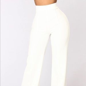 Fashion Nova Victoria High Waisted Dress Pants
